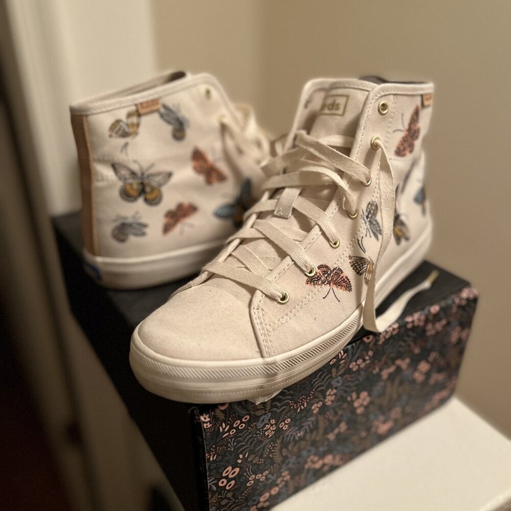 Keds x Rifle Paper Co. Shoes High Canvas Shoes Women's size 8